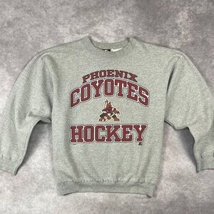 [96] Vintage 90's Starter Arizona Coyotes Gray Crewneck
Sweatshirt Sz XL